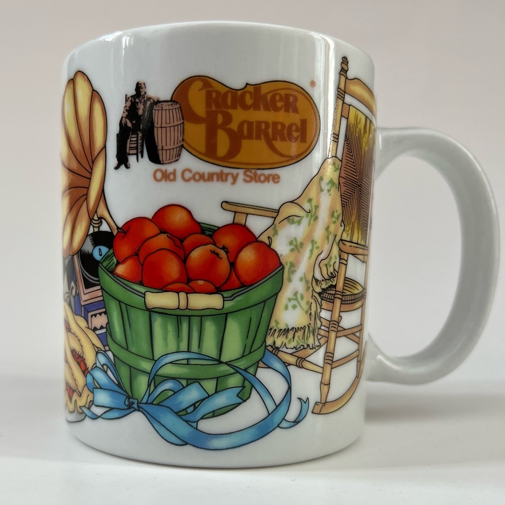Cracker Barrel Coffee Mug-Country Store with Rocking Chair